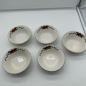 Set of 5 WSP Cades Creek Dessert Fruit Sauce Bowl Bowls Small
